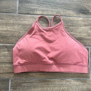 hi finest sports bra mauve purple pink size XL (053)